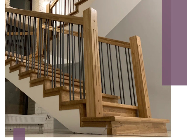 Реставрация деревянных и металлических лестниц в Фурманове
