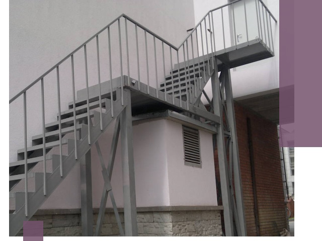 Монтаж пожарных лестниц под ключ в Фурманове с гарантией качества