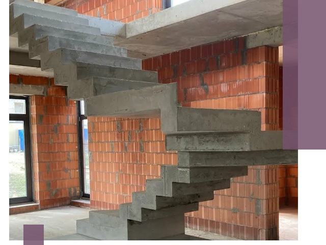 Изготовление бетонных лестниц под ключ в Фурманове