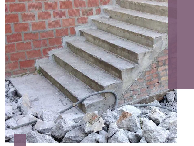 Демонтаж бетонных лестниц в Фурманове: быстро и безопасно