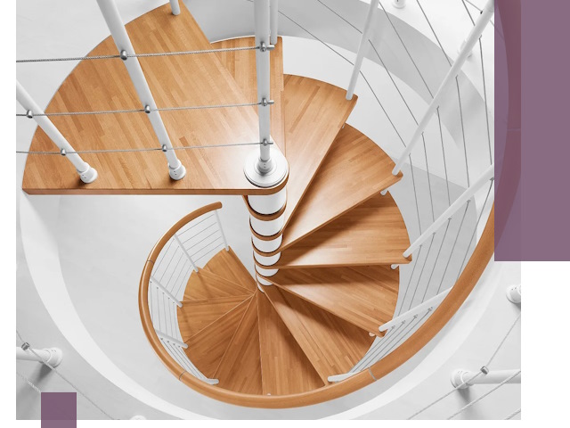 Изготовление винтовых лестниц под ключ в Фурманове