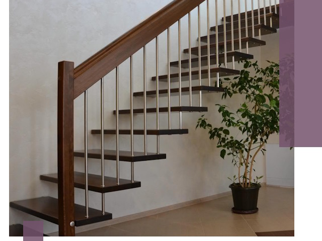 Лестницы на больцах под ключ в Фурманове – изготовление и монтаж