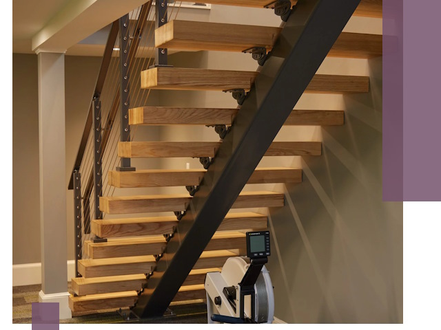 Лестницы на монокосоурах под ключ в Фурманове - изготовление и монтаж