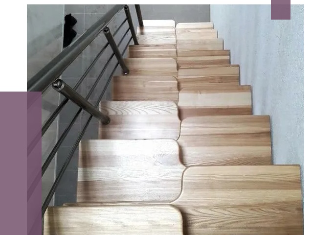 Лестницы гусиный шаг в Фурманове от 12990 руб. под ключ | ПРОЛЁТ-Фрв