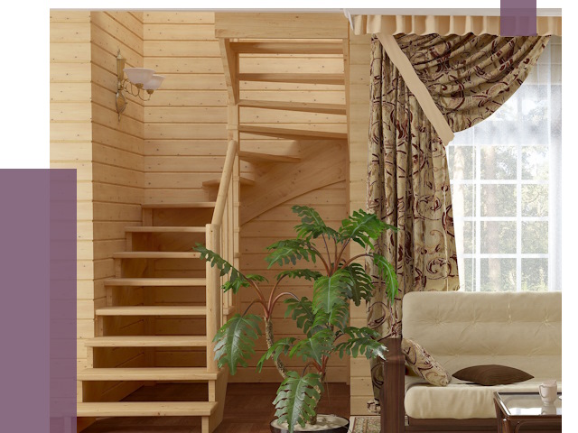 Лестницы для дачи в Фурманове от 75646 руб.  | ПРОЛЁТ-Фрв