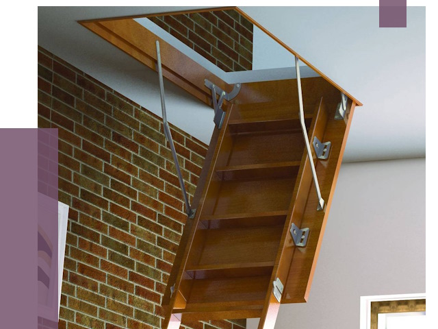 Установка чердачной лестницы в Фурманове от 7794 руб. | ПРОЛЁТ-Фрв