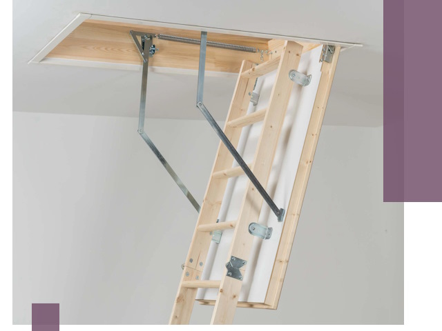 Установка чердачной лестницы под ключ в Фурманове