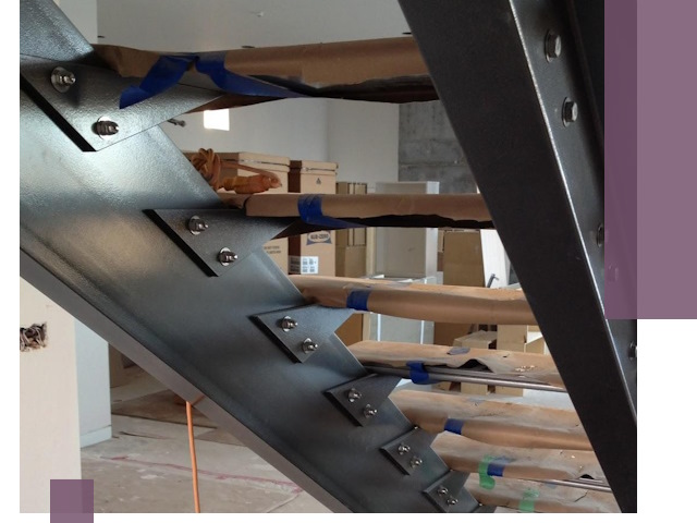 Усиление лестничных конструкций и усиление опор в Фурманове