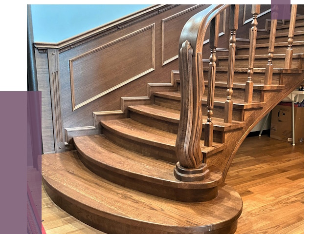 Дубовые лестницы под ключ в Фурманове от 175743 руб. — ПРОЛЁТ-Фрв