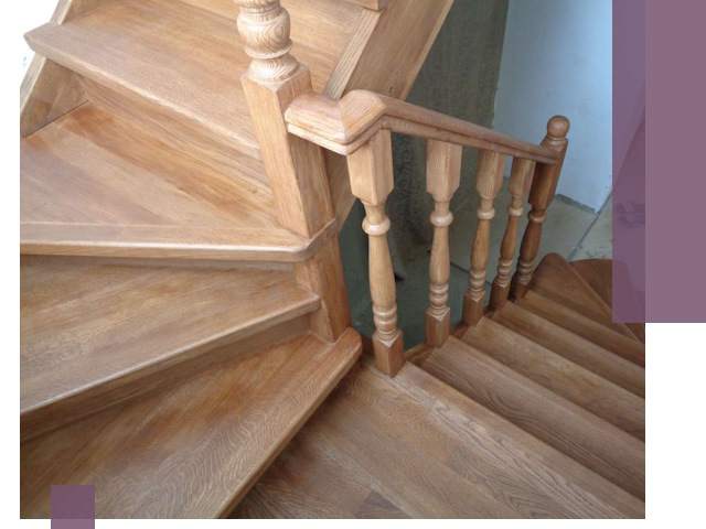 Дубовые лестницы под ключ в Фурманове: изготовление и монтаж