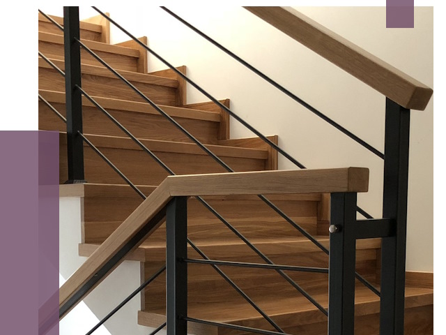 Обшивка металлической лестницы деревом в Фурманове от 4330 руб. 