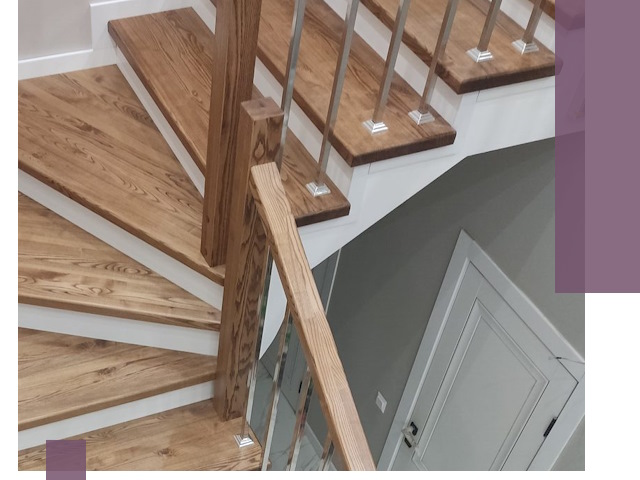 Обшивка металлических лестниц под ключ в Фурманове