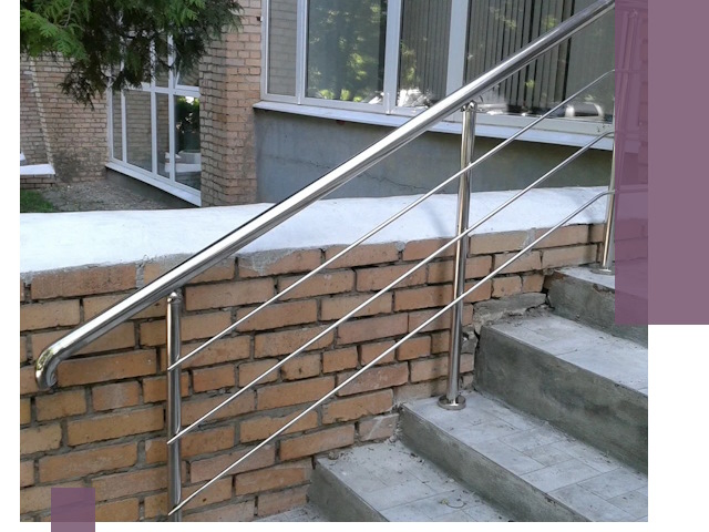 Перила из нержавеющей стали высокого качества в Фурманове