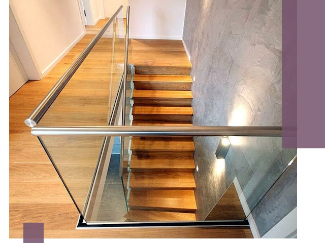Перила для лестницы в доме — изготовление и монтаж в Фурманове
