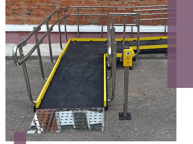 Изготовление наклонных пандусов для инвалидов в Фурманове