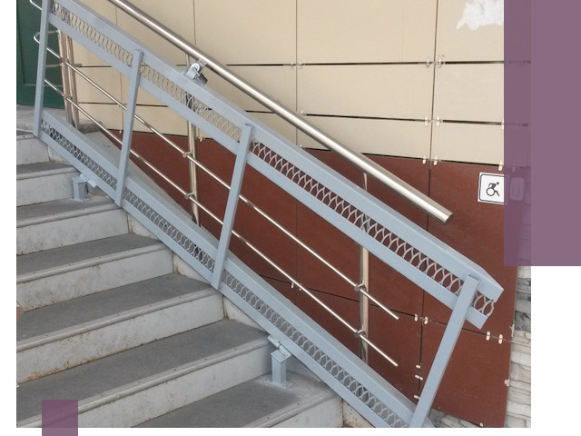 Изготовление откидных пандусов под ключ в Фурманове