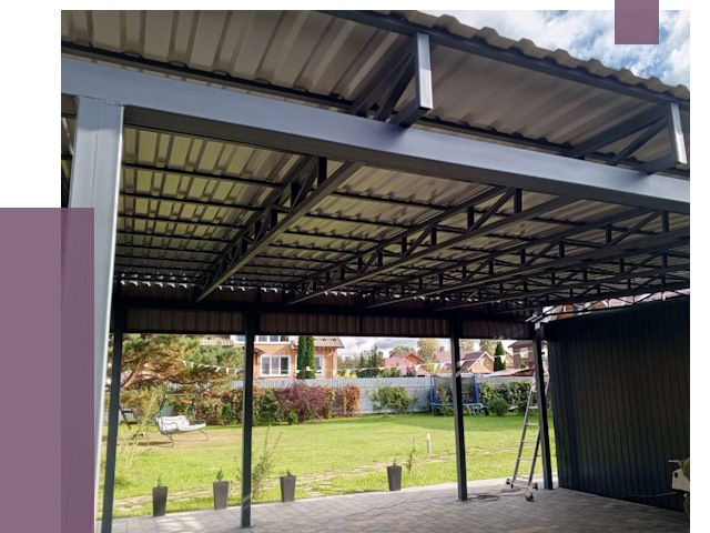 Монтаж навесов в Фурманове от 7335 руб. — установка навеса | ПРОЛЁТ-Фрв