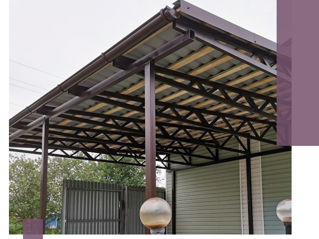 Навесы под ключ в Фурманове: изготовление, монтаж и гарантия