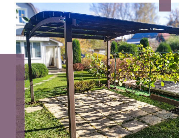 Навесы для дачи в Фурманове от 12684 руб. под ключ — ПРОЛЁТ-Фрв