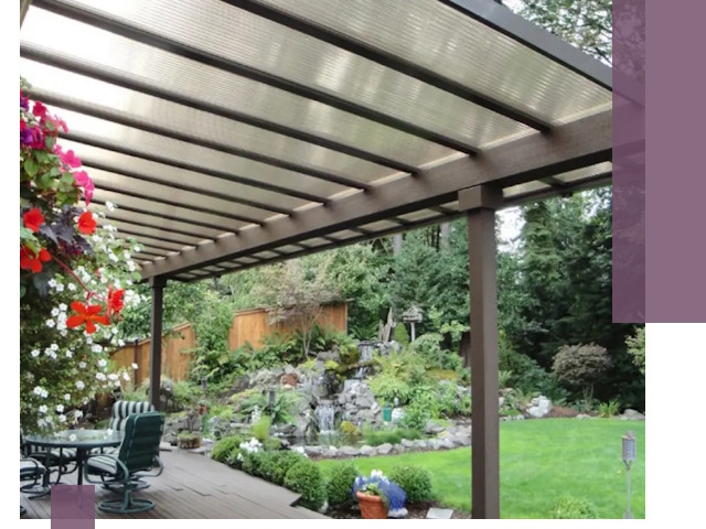 Навесы из поликарбоната под ключ в Фурманове быстро и надёжно