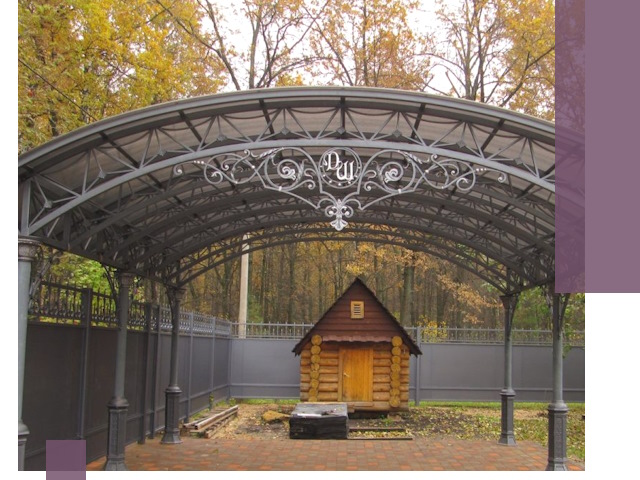 Кованые навесы премиум-класса под заказ в Фурманове