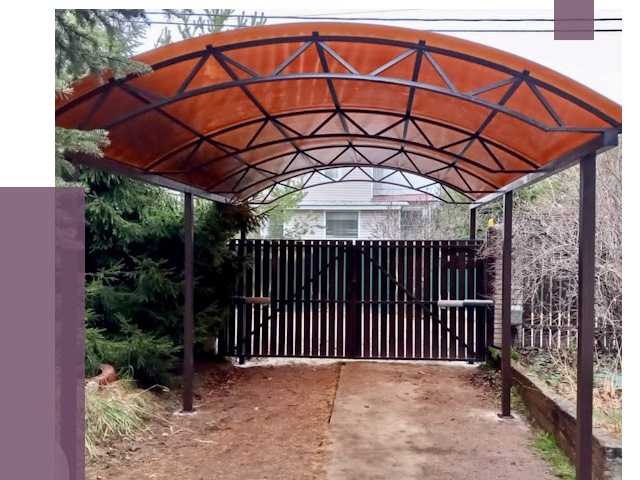 Арочные навесы в Фурманове от 12684 руб. — изготовление и монтаж | ПРОЛЁТ-Фрв