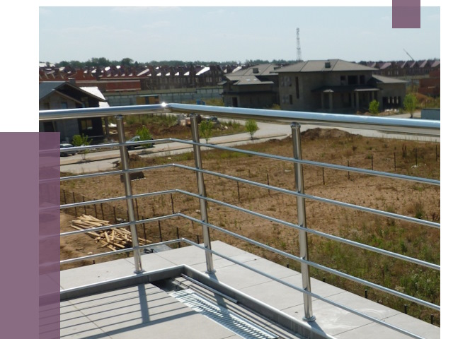 Парапеты из нержавеющей стали в Фурманове от 7947 руб. за м² | ПРОЛЁТ-Фрв