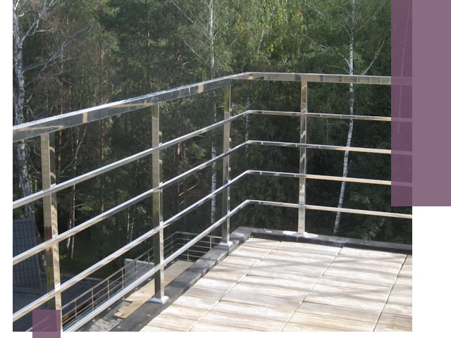 Парапеты из нержавеющей стали в Фурманове — изготовление и монтаж