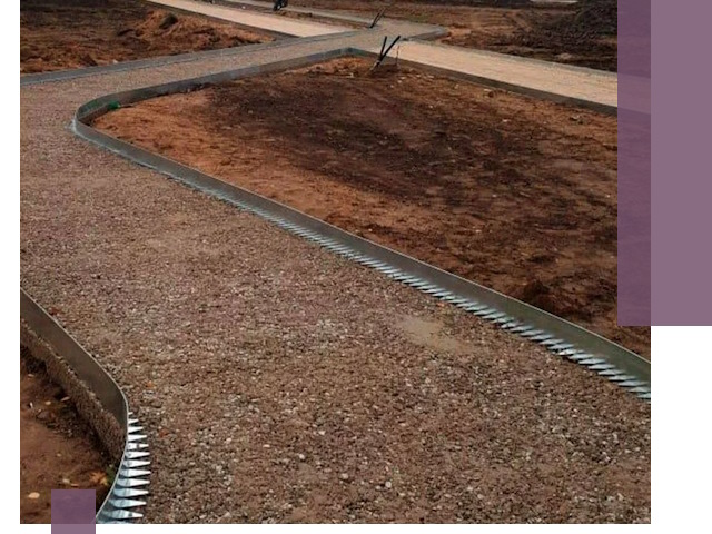 Металлические бордюры под ключ в Фурманове — изготовление и монтаж