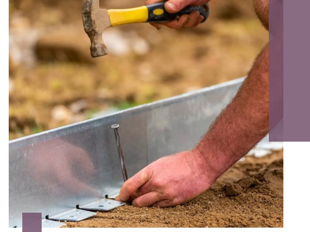 Монтаж металлических бордюров в Фурманове быстро и качественно