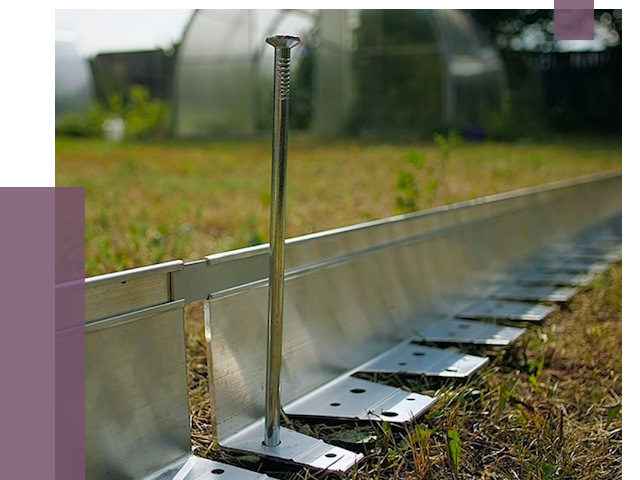 Металлические бордюры для газона в Фурманове от 4279 руб. | ПРОЛЁТ-Фрв