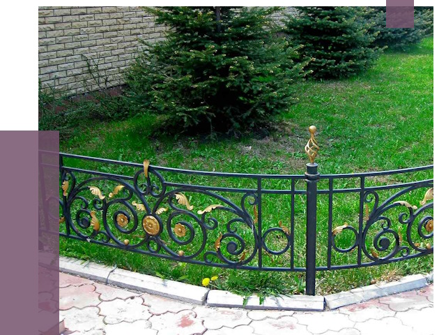 Кованые газонные ограждения в Фурманове от 7590 руб. — ПРОЛЁТ-Фрв