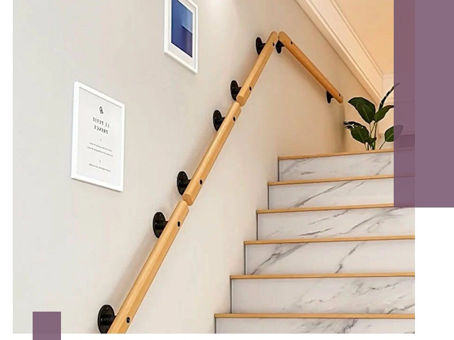 Поручни металлические и деревянные под ключ в Фурманове