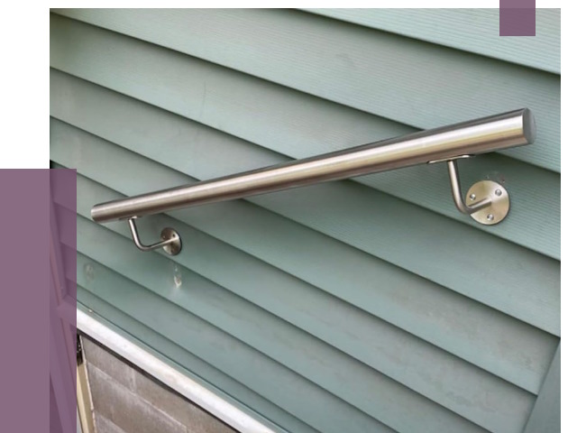 Поручни из нержавеющей стали в Фурманове от 7641 руб.  | ПРОЛЁТ-Фрв